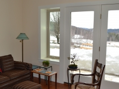 large windows for the views