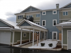 Your covered walkway from your garage.