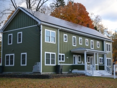 large windows and solar