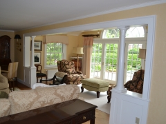 3 season porch transformed to addition on formal living room