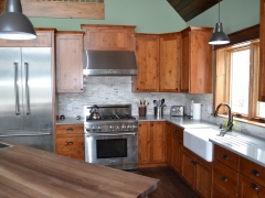 modern, spacious kitchen space